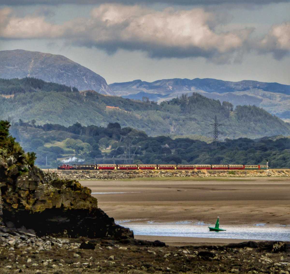 `Steam Train`, Cob Causeway, Anglesey, North Wales