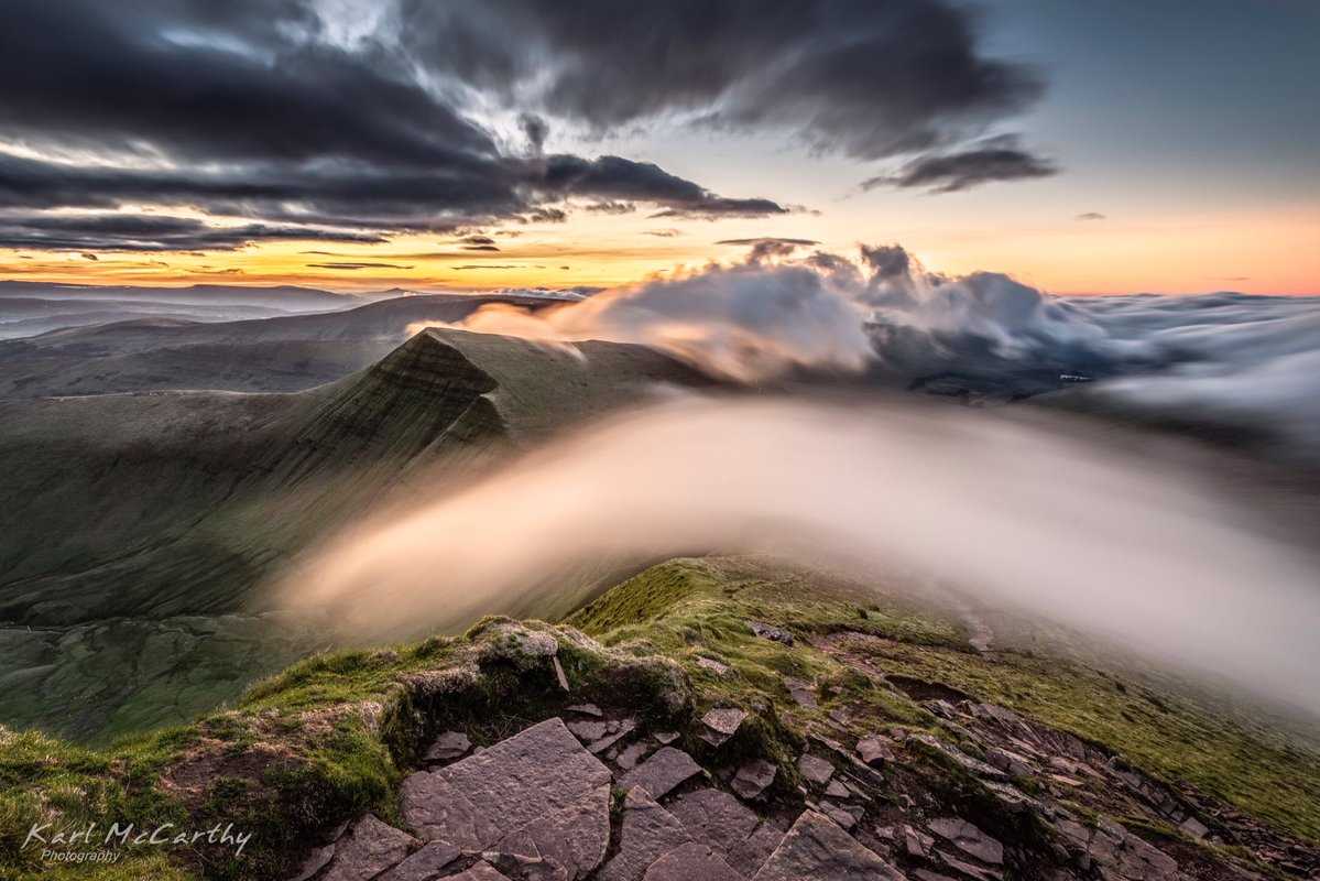 Stunning photography across the Brecon Beacons National Park a mountain range in South Wales.